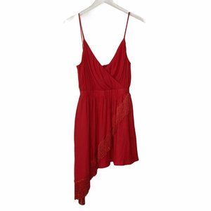 NWOT NBD Asymmetrical Fringe Skirt Mini Dress S